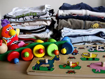 Några fynd som vi själva har gjort på klädbytardagar